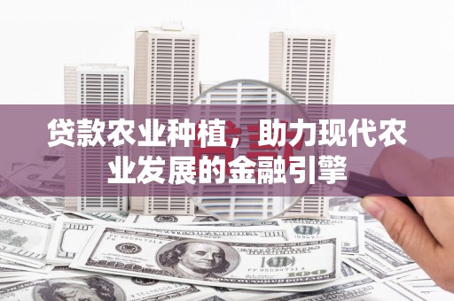 尼勒克贷款农业种植，助力现代农业发展的金融引擎