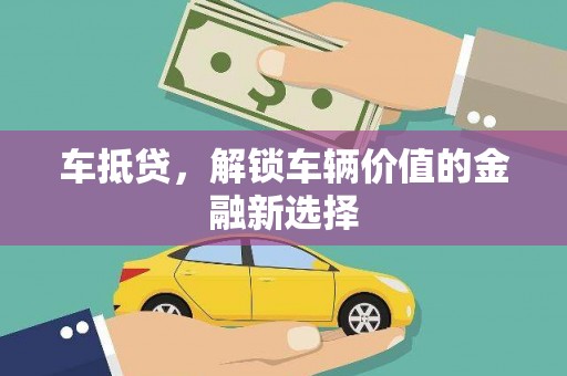 尼勒克车抵贷，解锁车辆价值的金融新选择