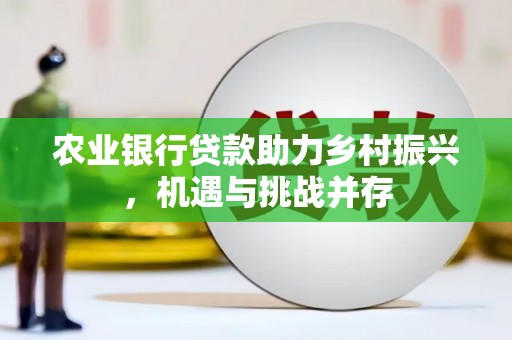 尼勒克农业银行贷款助力乡村振兴，机遇与挑战并存