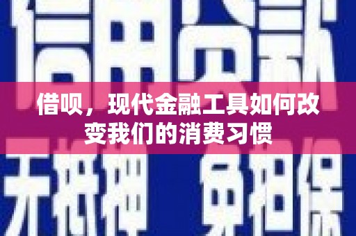 尼勒克借呗，现代金融工具如何改变我们的消费习惯