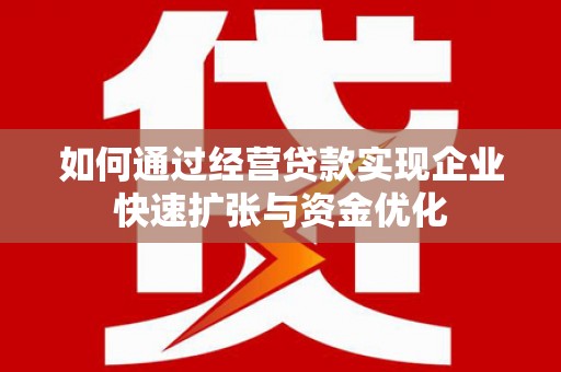 尼勒克如何通过经营贷款实现企业快速扩张与资金优化