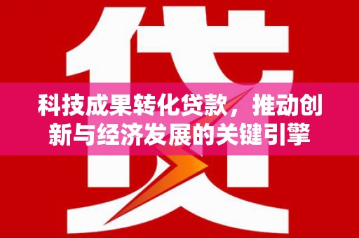 尼勒克科技成果转化贷款，推动创新与经济发展的关键引擎