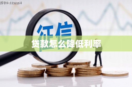 尼勒克贷款怎么降低利率
