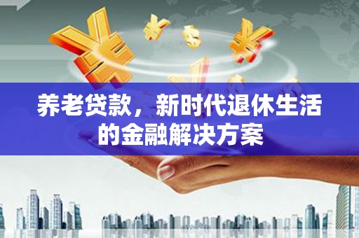 尼勒克养老贷款，新时代退休生活的金融解决方案
